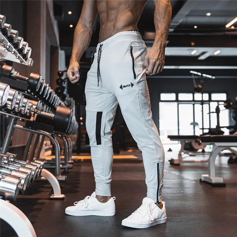 Mens Joggers Casual Pants Fitness Men Sportswear Tracksuit Bottoms Skinny Sweatpants Trousers Gyms Jogger Track Pants
