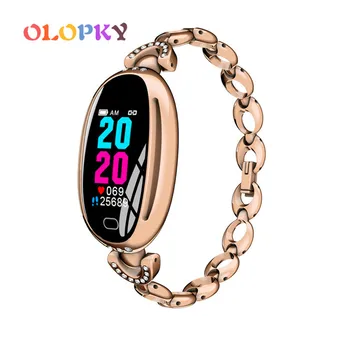 

E68 Smart Watch Women Heart Rate Tracker Smartwatch IP67 Waterproof Blood Pressure Monitor Bluetooth Call Reminder Smart Band