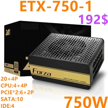 

New PSU For Sama Brand Full Module 24K Silent Game Power Supply Supporting 2080Ti GPU 750W/700W Power Supply ETX-750-1