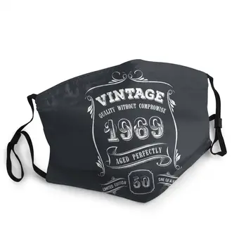 

50th Birthday Gift Vintage 1969 Cycling Wearing Mouth Face Mask Anti Haze Dustproof Mask Protection Mask Respirator Muffle