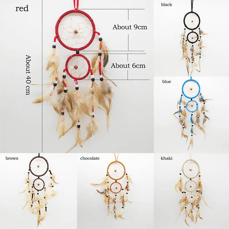 1Pcs Hollow Dream Catcher Home Wind Chime Pendant Wedding Bedroom Kids Room Decoration Feather Ornaments Dream Catcher