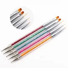 Маникюр со стразами цветной рисунок liang yong bi 5 Набор Карандаш для маникюра 5 упаковка цветной рисунок Bracing проволочная щетка