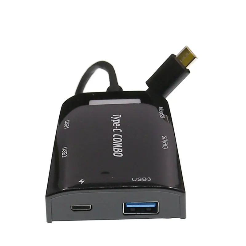Pingle type-C USB 3,0 концентратор комбинированный Мульти USB разветвитель 3,0 3/6 портов 2 в 1 SD/TF кардридер Компьютерные аксессуары для ноутбука
