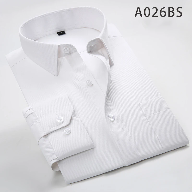 Мужские рубашки masculino Hombre модная однотонная летняя рабочая одежда тонкая мужская одежда умная Повседневная без глажки осень MOOWNUC 4XL 3XL