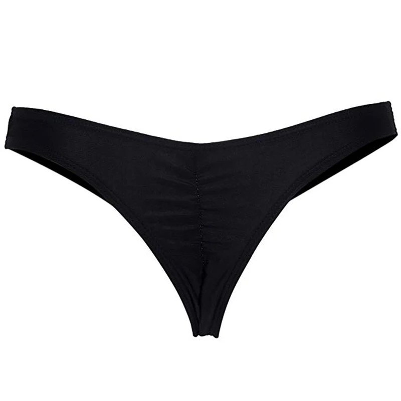 Swimwear Women Briefs Bikini Bottom Side Ties Brazilian Thong Swimsuit Classic Cut Bottoms Biquini Swim Short Ladies Swimsuit