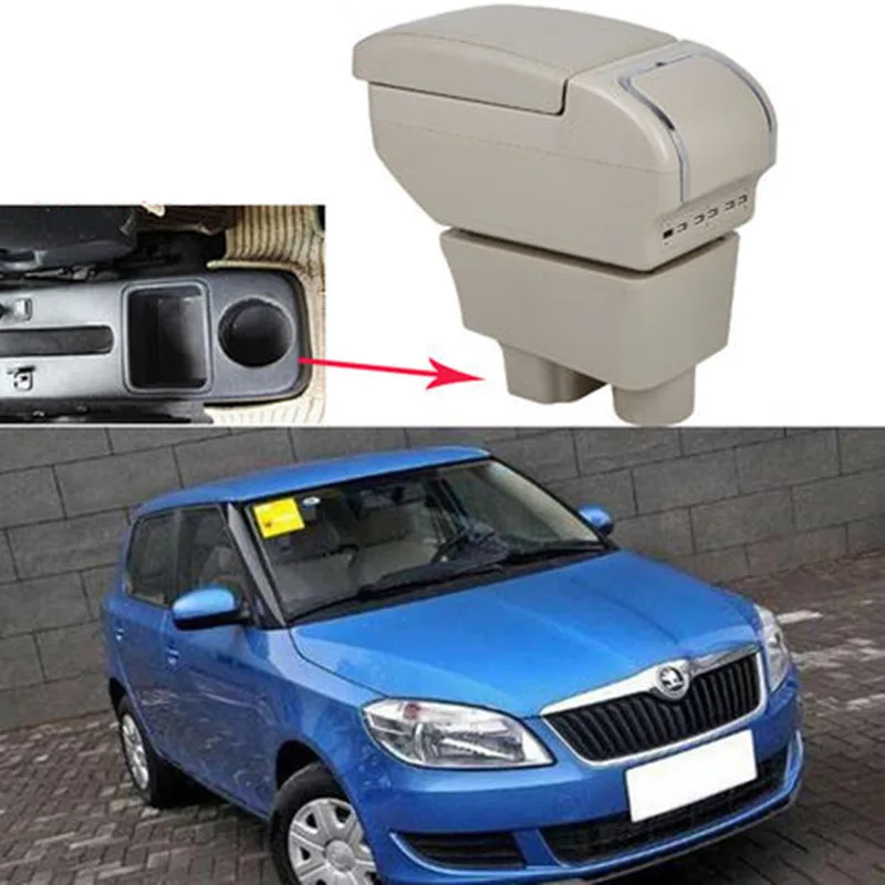 Подлокотник вращающийся для Skoda Fabia 2 2008-2013 подлокотник центральной консоли 2009 2010