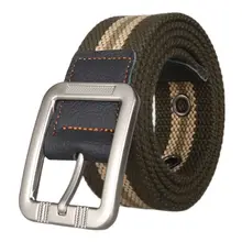 Popular 3.8cm Wide Simple Leisure With Fashionable and Comfortable Men's and Women's Pin Buckle Canvas Belt