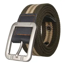 Popular 3.8cm Wide Simple Leisure With Fashionable and Comfortable Men's and Women's Pin Buckle Canvas Belt