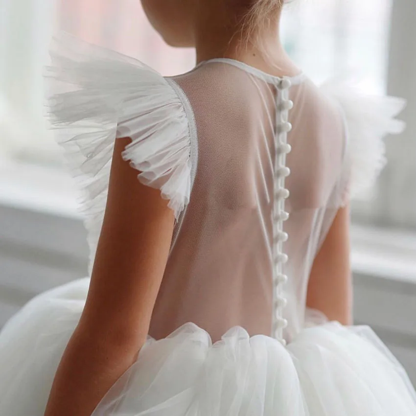ZMHYAOKE-tutu г. Зимнее платье для маленьких девочек красивые вечерние бархатные рождественские платья принцессы с открытой спиной Детские платья для девочек