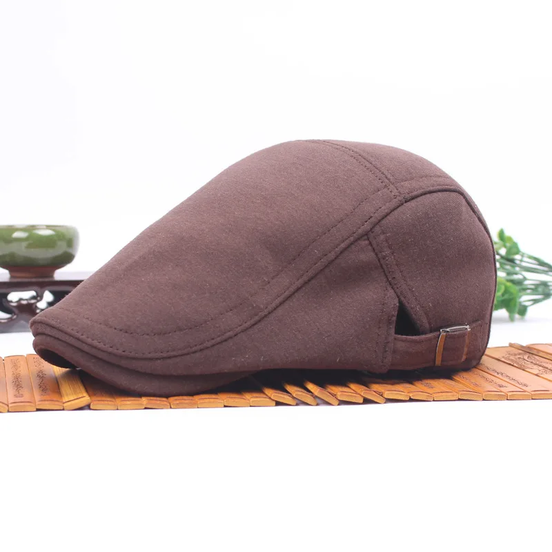 British Style 2020 Autumn Winter Men Berets Cap Hats Fashion Flat Caps For Men Hat Classic Vintage Beret Cap mens beret black