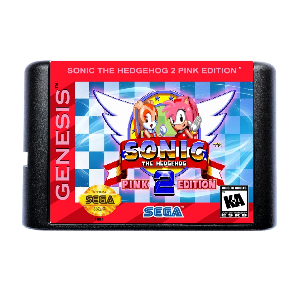 Игровая карта Sonic 2 16 бит для Sega Mega Drive Genesis | Электроника