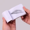 Blank Flip Book Kit with 300 Sheets Animation Paper Flipbook Binding Screws for LED Tracing Light Pad Drawing Sketching 4