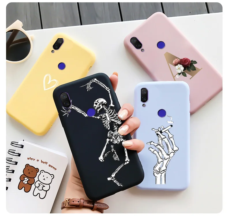 Cute Pattern Fundas Shell For Xiaomi MI Play Case Cartoon Silicone Painted Shockproof Matte Phone Cover flip phone cover