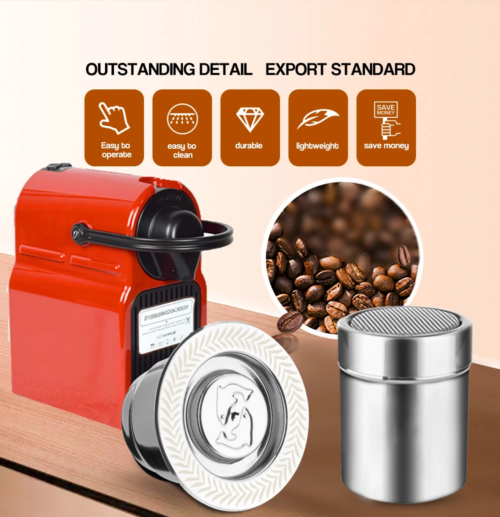 ICafilas Capsule di caffè riutilizzabili Dolce Gusto 3° capsula di caffè Dolce Gusto riutilizzabile in plastica adatta per macchina da caffè Nescafè  15