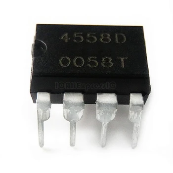 

50pcs/lot NJM4558DD NJM4558 4558D PJ4558 UTC4558 DIP-8 In Stock