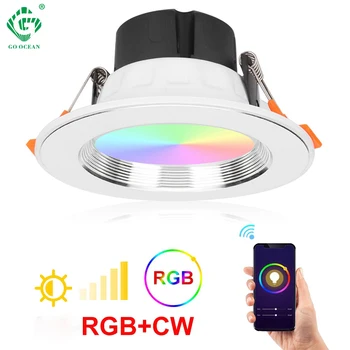 

Recessed Lights LED Smart Downlight Intelligent Sensor Voice Control Amazon Alexa Google Home App control Ceiling Down Lights