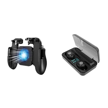 

for Pubg Controller L1R1 Shooter Gamepad Mobile Game Controller Boy Trigger & Wireless Headphone Bluetooth 5.0