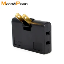  US Power Plug Adapter Foldable Extension Travel Converter Socket Portable Charging Sync Lightweight Electrical Sockets Outlet 