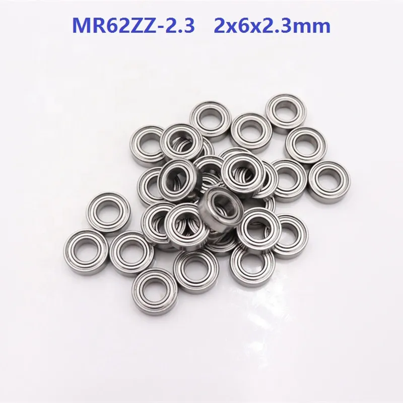 

100 шт. MR62ZZ-2.3 MR62 ZZ 2x6x2,3 мм миниатюрный радиальный шарикоподшипник с двойной защитой 2*6*2,3 мм