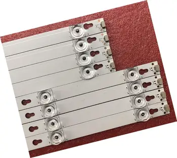 

8pcs LED Retroilumination strip For L555P2-UDN TOT-5D2900-4x4 + 4x5-30C B555A658U 5U6700C 5D2900 5HR330M0M04B6 5HR330M0M04A6 D5A