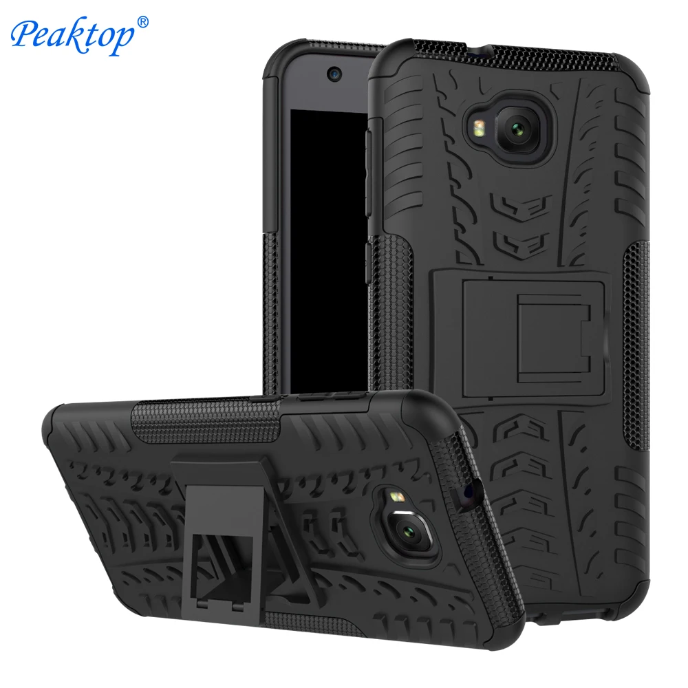 

For ASUS X00LDA X00LDB Live Plus ZenFone 4 Selfie ZB553KL ZD553KL Case ZD 553KL Hybrid Heavy Duty Hard Armor Soft Silicone Cover