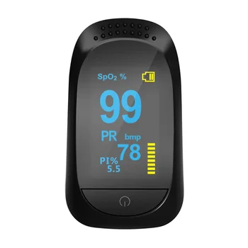 

Household Portable Finger Oximeter Fingertip Pulse Oximetry Blood Oxygen Saturation Monitor Digital Oximeter with Lanyard