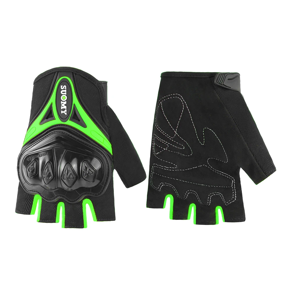 SUOMY Перчатки для мотоциклистов, мужские гоночные перчатки для мотокросса, мотоциклетные дышащие перчатки для мотокросса - Цвет: SU-10H Green