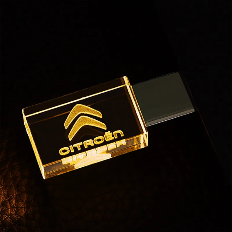 JASTER citreon crystal+ metal USB flash drive pendrive 4GB 8GB 16GB 32GB 64GB 128GB External Storage memory stick u disk