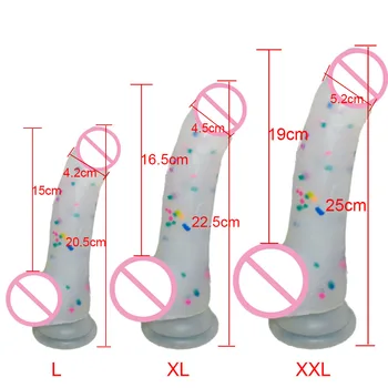 Jelly Dildos For Women Sex Toys Liquid Silicone Realistic Dildo Big Penis Dildosex Toy Women Masturbators Gode Adult Sex Shop 5