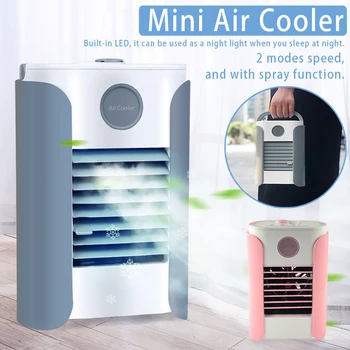 

Newly Rechargeable Water-cooled Air Conditioner Portable Mini Air Cooler Humidifier Cooling Fan for Home Office