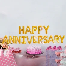 Горячие День Святого Валентина романтический подарок с юбилеем 16 дюймов фольгированные шары Алюминий юбилей день памяти вечерние принадлежности