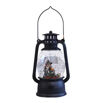 

Lighted Water Lantern Halloween Snow Globe with Continuous Swirling Glitter H55A