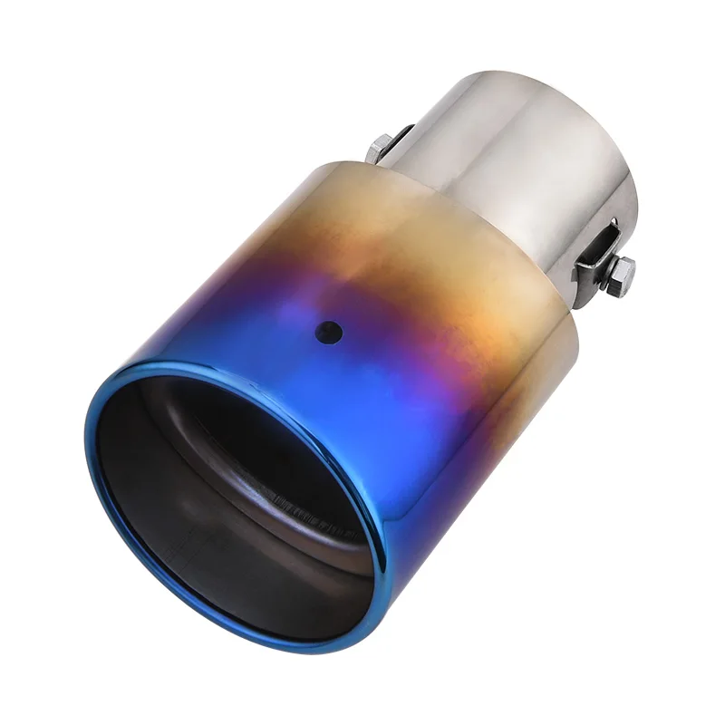 

Muffler Tip For Golf 7 Audi A3 Audi A4 B8 Round Exhaust Pipe Car Rear Tail Throat Liner Stainless Steel Car Exhaust Muffler