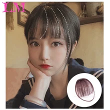 LiangMo 4 цвета клип волосы челка парик Синтетический имитация челок заколки для волос в наращивание волос