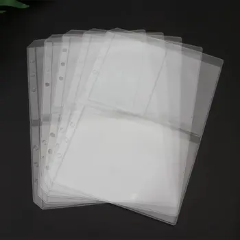

5 Pcs/Bag Transparent Collection Holder Pages Stock Book Album Storage Box Supply Accessory