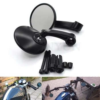 

Universal motorcycle 7/8" 22MM rearview mirror handlebar mirror For Kawasaki Ninja 500R EX500 650R EX650 ER-6F ER-6N ZX9R Z750S