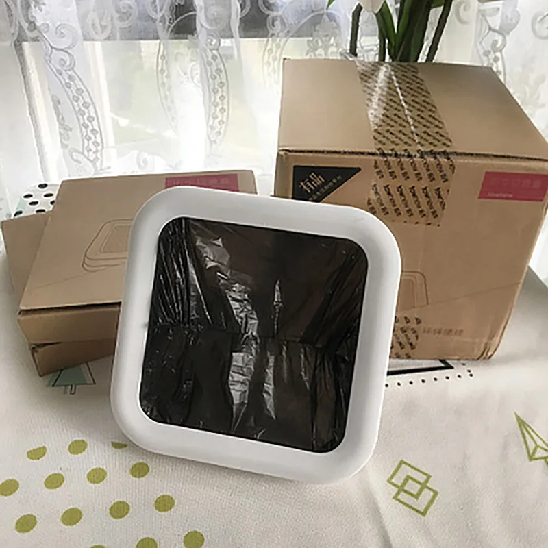 townew 1boxs(6pcs) Townew Jiezhi Quange мешок для мусора автоматический закрывающийся мешок для мусора бытовой портативный жилет мешок для мусора кухонный толстый маленький пластиковый пакет - Цвет: townew 1boxs(6pcs)