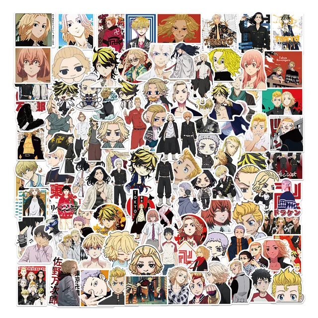100pcs Anime Stickers Demon Slayer Hunter X Graffiti DIY Luggage Laptop Skateboard Phone Decal Sticker Toys 100pcs