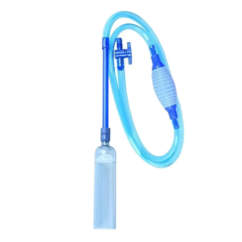 Aquarium Fish Tank Vacuum Gravel Water Filter Cleaner Siphon Pump Manual Cleaner