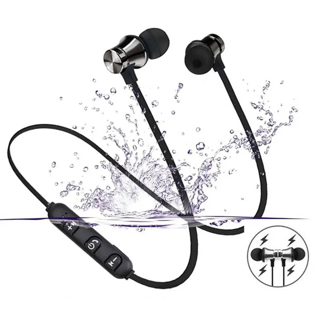 Buen valor XT11-auriculares inalámbricos magnéticos de alta fidelidad, cascos deportivos impermeables con Bluetooth para iOS y Android 8bWZwXdy3X6
