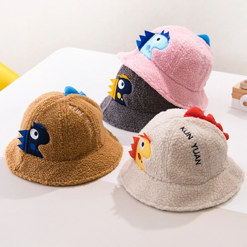 Модная зимняя шапка для детей 2-5 лет, милая меховая шапка-ведро, Детская шапка-ведро, детская осенне-зимняя шапка для детей, теплая шапка