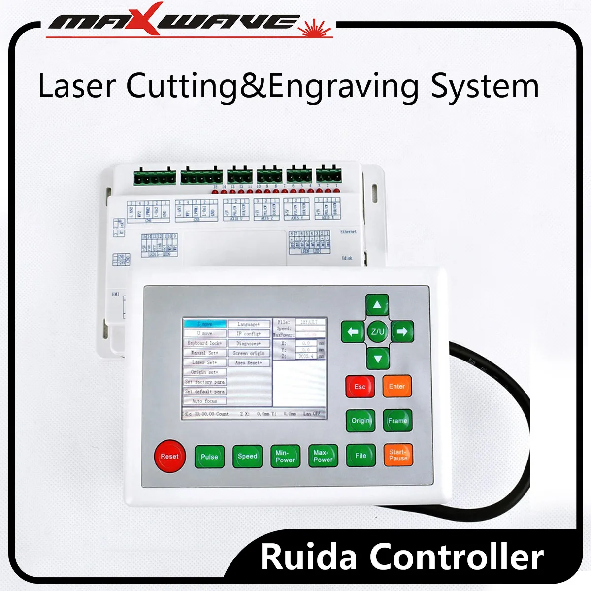 Maxwave Ruida RDV6442G CCD визуальный Co2 лазерный контроллер для лазерный резак гравер машина