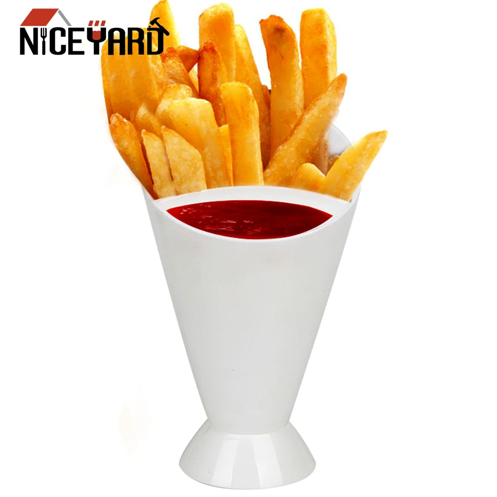 NICEYARD Французский Фрай чип конус салатная чаша для макания кухонные аксессуары