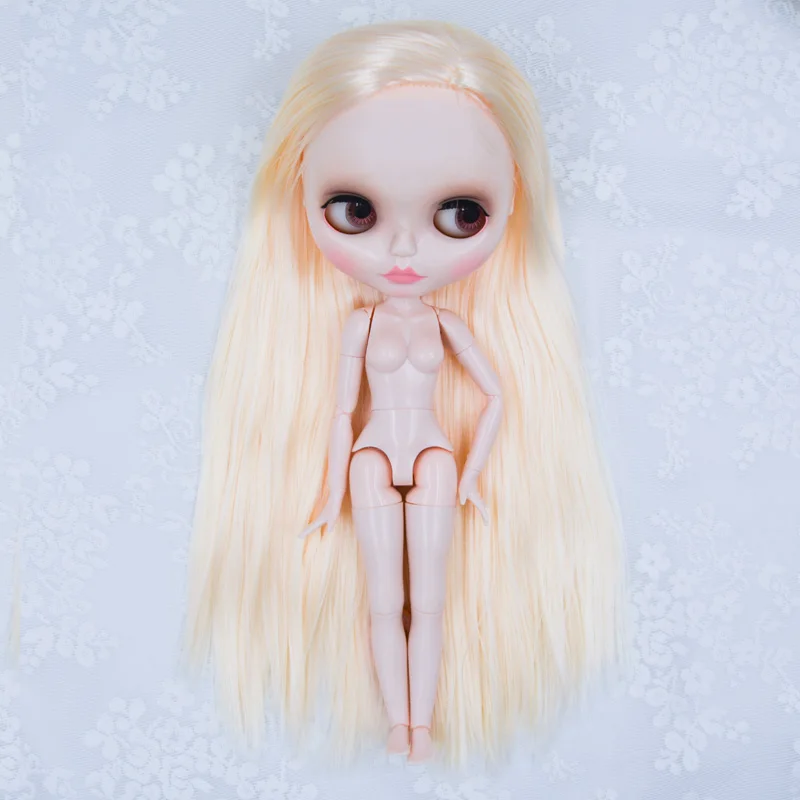 Набор для свободные руки, кукла Blyth, Заказная, NBL блестящее лицо, 1/6 BJD, шарнирная кукла на заказ, куклы Blyth для девочки, подарок для коллекции - Цвет: YM16