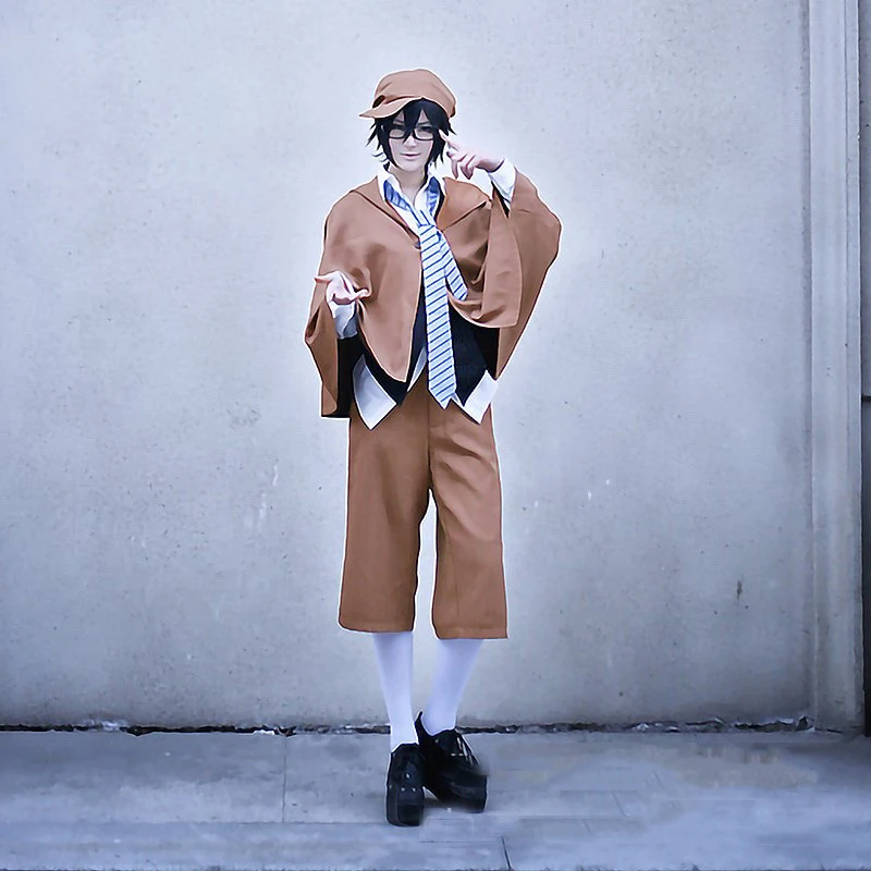 

Detactive Edogawa Ranpo Bungo Stray Dogs Cosplay Costume Set Halloween Costumes Game Uniform Carnival Performance Party Clothing