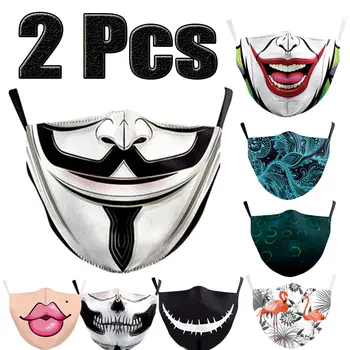 

2Pcs vogue Anti-Infection Virus Face Mouth Masks Cover Unisex Reusable Protection Dust Breath Washable Masks Proof Bacteria Mask
