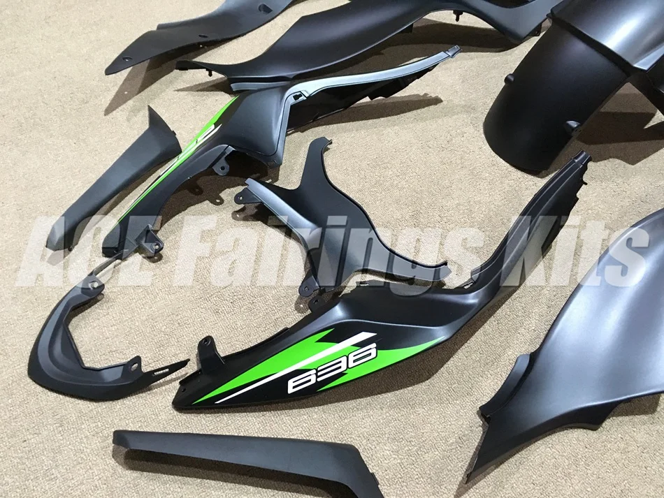 ABS Обтекатель Набор для Kawasaki ZX6R 2013 Мотоцикл Обтекатели ZX-6R Ninja 636 599 кузов наборы черный зеленый