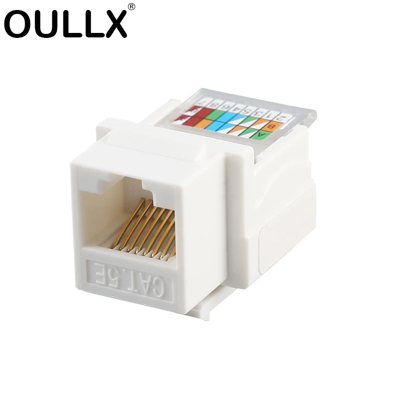 Сетевой модуль OULLX AT5E панель UTP без инструментов коннектор RJ45 Кабельный адаптер