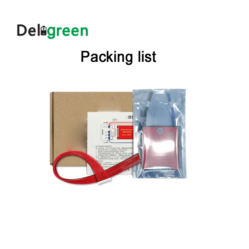 Deligreen 7S 80A 100A 120A 200A 24V PCM/PCB/BMS для литиевых батарей 3,7 V Номинальный 18650 литий-ионный аккумулятор