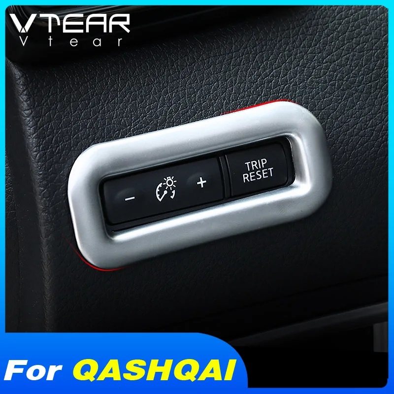 Vtear для ниссан кашкай j11 Nissan Qashqai J11 dualis 2 X trail переключатель фар накладка наклейка